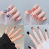 8 sheets 112 stickers gel nails, just stick, nail seal,