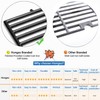 Hongso 7638 17.5" Polished Porcelain Cast Iron Grill Grates Replacement