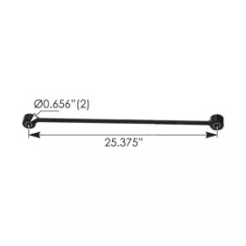 Automann Radiator Support Rod Peterbilt TRR7501 F651080637094, F656058637904