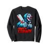 DOWN WITH THE CLOWN Hatchet ICPS Man Juggalette Sweatshirt