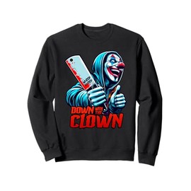 DOWN WITH THE CLOWN Hatchet ICPS Man Juggalette Sweatshirt