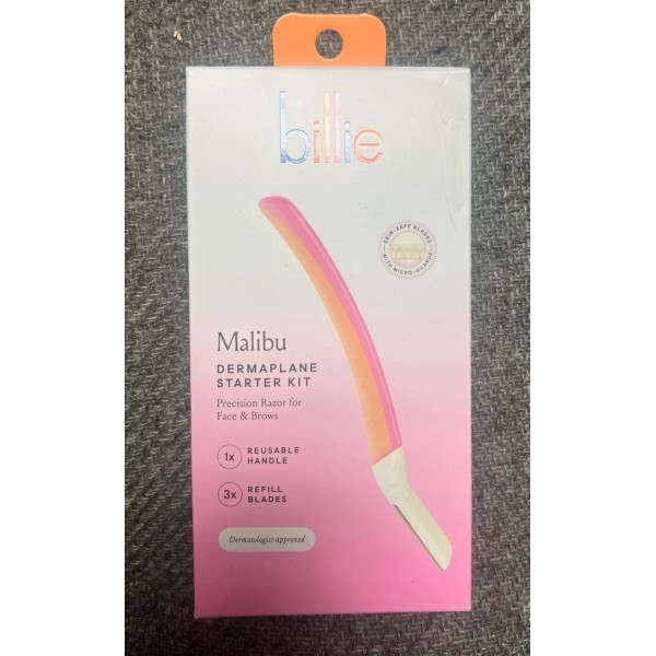 Billie New Billie Malibu Dermaplane Starter Kit Razor For Face