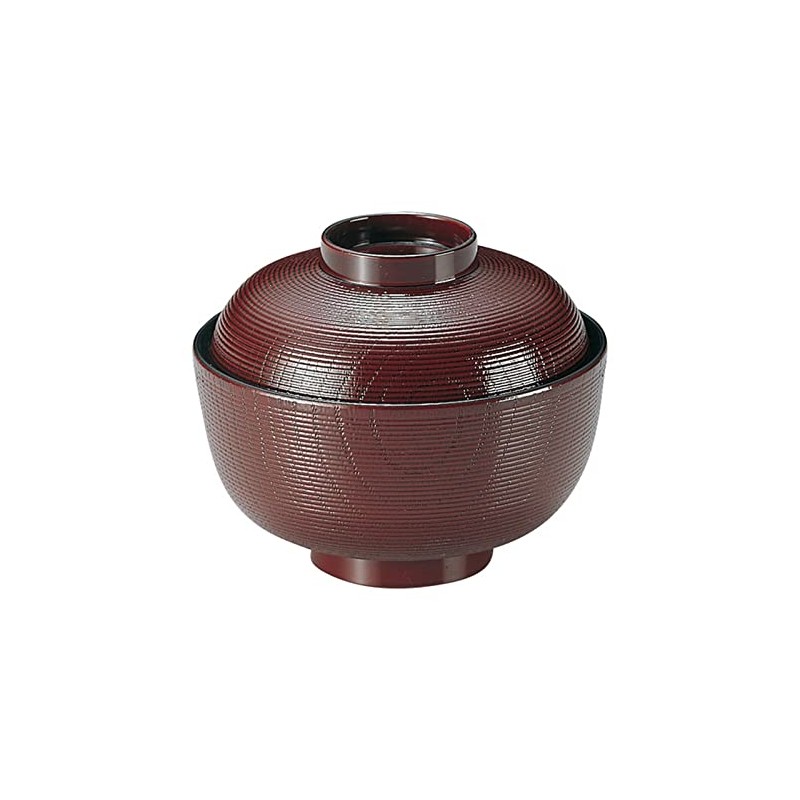 Fukui Craft 32015630 Sensuji Zelkova Soup Bowl Tamari 4 Size