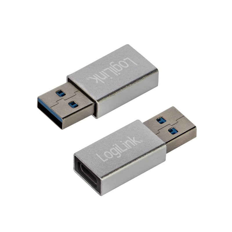 LogiLink USB 3.2 Gen1 Type-C Adapter, USB-A (Male) to USB-C