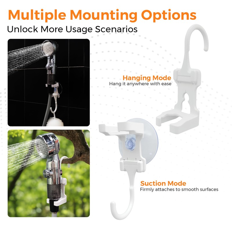 Portable Shower for Camping, Rechargeable Portable Shower Pump with LED