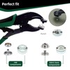Heavy Duty Snap Fastener Tool Adjustable Vice Grip Snap Setter