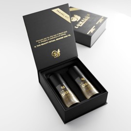 Lumalux Travel Kit - 2 in 1 Serum und Creme mit Schneckenschleim 98% und 75% - Hyaluronsäure Anti-Falten und Aloe Vera