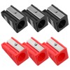 6 PCS Carpenter Pencil Sharpener, Pencil Sharpener Handheld Stainless Steel