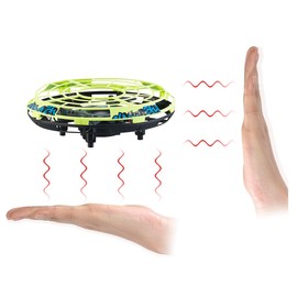 Simulus UFO Toy: Self-flying Quadcopter UFO with Infrared Sensors and LEDs (UFO Toy with Sensor, Flying UFO Toy, Kids Adult)