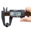 FineSource Electronic Digital Caliper Inch/Metric Conversion 0-6 Inch/150 mm Carbon