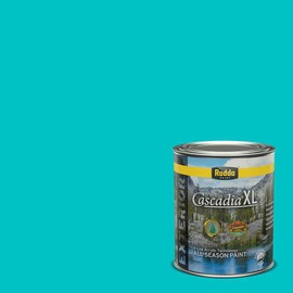 Rodda Paint CASCADIA XL Exterior Velvet Paint & Primer in One, Quart, Cyan Sky