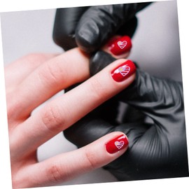 SAFIGLE 24-Pack Luminous Nail Art Stickers Glow-in-The-Dark Fingernail Decals for Party and Manicure Easy to Apply Nail Decor for Women