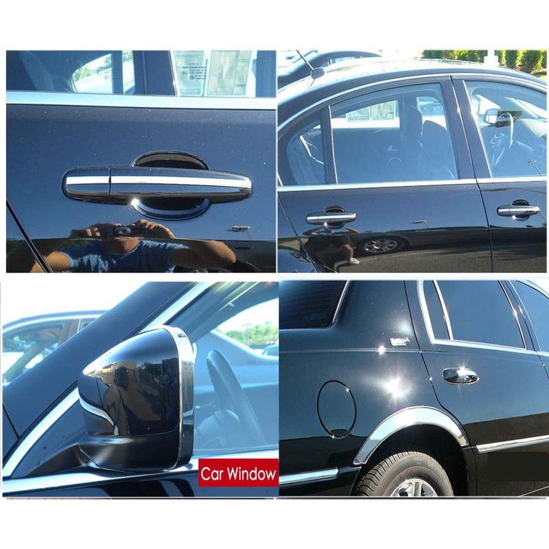 Car Elements 32Ft Automotive Chrome Trim Molding 3/8"(10mm) Universal Car