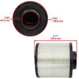 Caltric Air & Oil Filter For Polaris Ranger Crew 570-4 16-23 / Crew 570 6 Seater 17-23