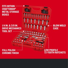 CRAFTSMAN 105Pc Mechanics Tool Set (CMMT12123)
