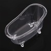 Rosojodg Clear Mini Bathtub Sundries Storage Box Jewelry Storage Box,