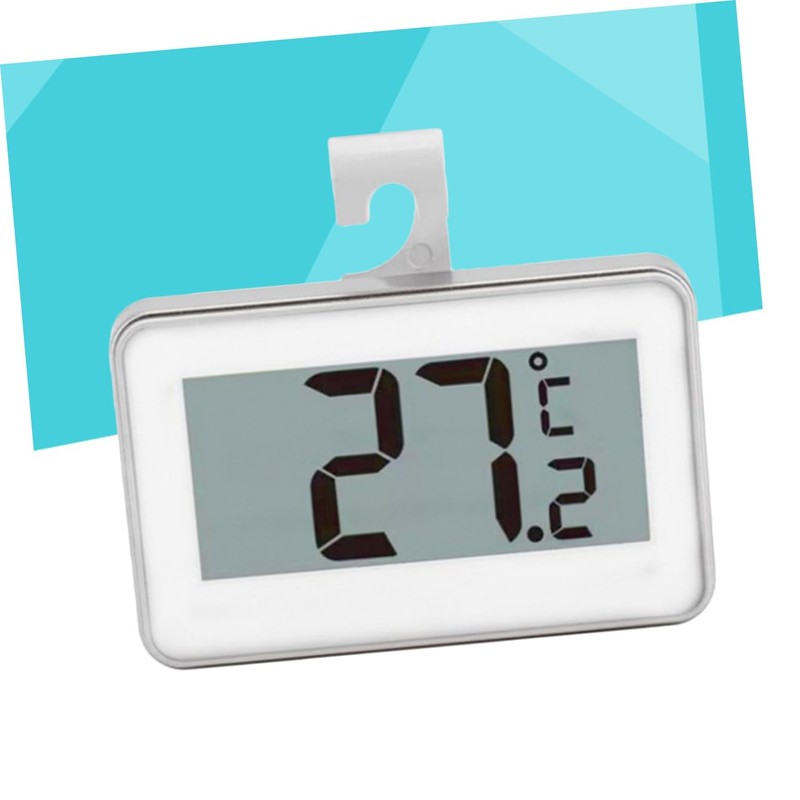 SHOWERORO High Precision LCD Refrigerator Thermometer with Digital Display Accurate