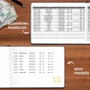 JUBTIC Accounting Ledger Book Horizontal - Expense Tracker Notebook &
