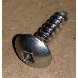 Eric's Performance Parts Stainless Steel #10 Machine Screw #2 Square Drive Truss Head Pack-of-10