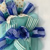 Mermaid Crossing Handmade Deco Mesh Coastal Wreath. Available in 24
