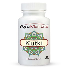 AyuMantra Organic Kutki Tablet (Picrorhiza kurrooa) - Promote Liver Health and Immunity Support-90 Tablets, 1000mg