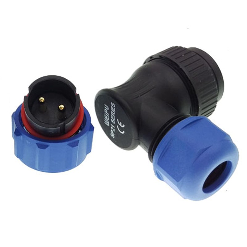 AC200MAX AC300 EP500 RV 2 Pin Aviation Circular Connector Right