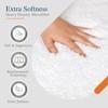 Walensee Contour Rug (20x24, White) Non Slip Bath Mat for