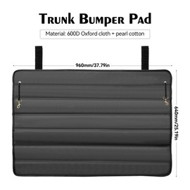 PWGHWG Car Boot Sill Protector Boot 96 × 63 cm Bumper Protection Dog Boot Protector Foldable Boot Protection Mat Universal Boot Protection and Bumper Protection