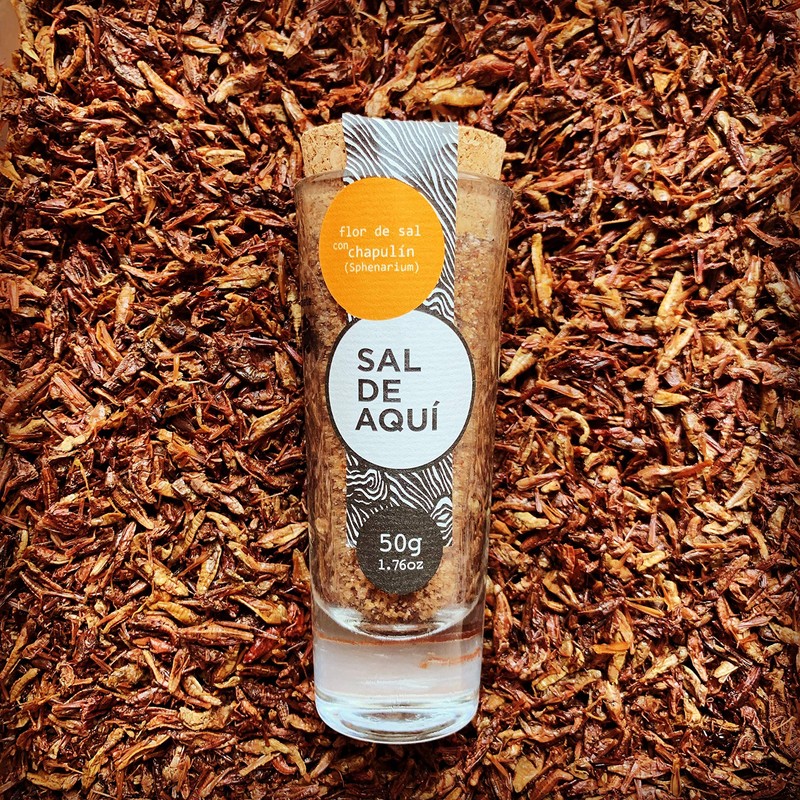 SAL DE AQUÍ - Set de 4 mezcaleros de madera