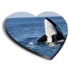 1 x Heart MDF Magnets - Ocean Killer Whale Orca