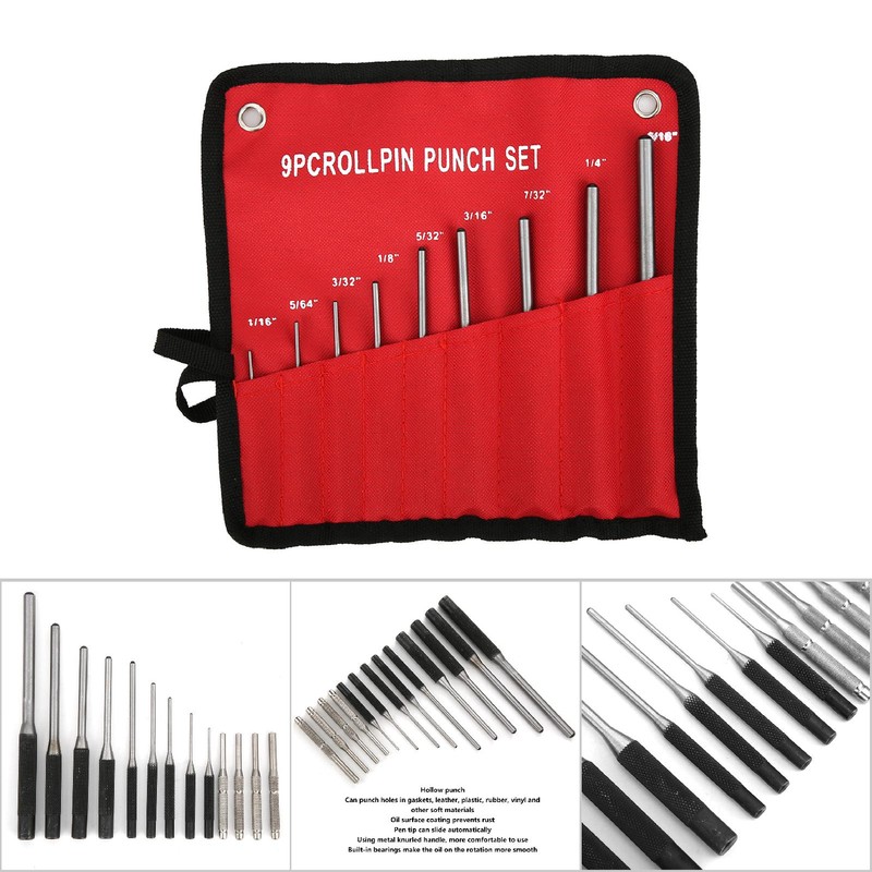 13pcs DIY Belt Punching Tools Kit Hand Made Leather Crafts