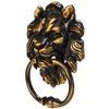 YOUEON 2 Pcs Lion Head Door Knocker, 6 Inch Decorative