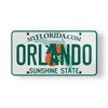 Orlando Florida State License Plate Style Magnet for Car Fridge