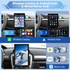 NHOPEEW 10.4 Inch Vertical Single Din Touchscreen Car Radio -
