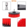 Keadic 4pcs Drill Brush Attachment Set, Electric Cleaning Brushes Set,Power