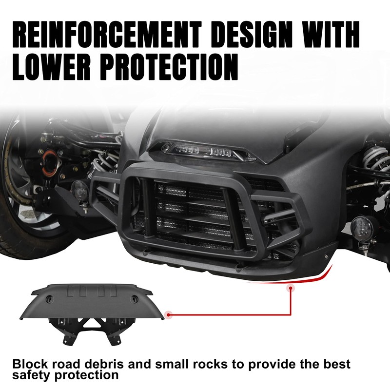 KATIMOTO Front Bumper Guard Kit for Can-Am Ryker, Front Bumper