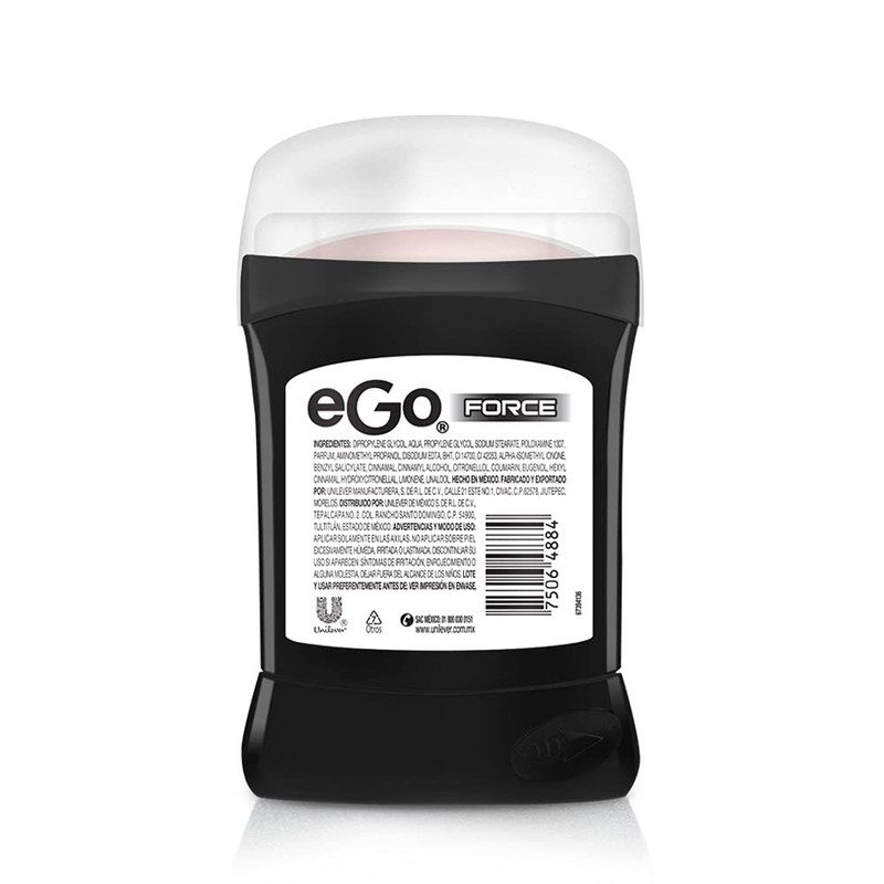 Ego Desodorante para Hombre Force en Barra 45 gr