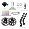 doepeBAE Children's Bicycle Stabilisers, Bicycle Flash Training Wheels, Auxiliary Wheel,
