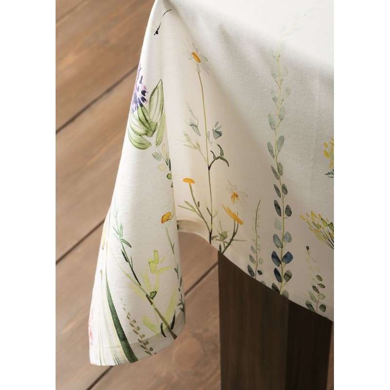 Maison d'Hermine Tablecloth, 100% Cotton, 160 cm x 220 cm,