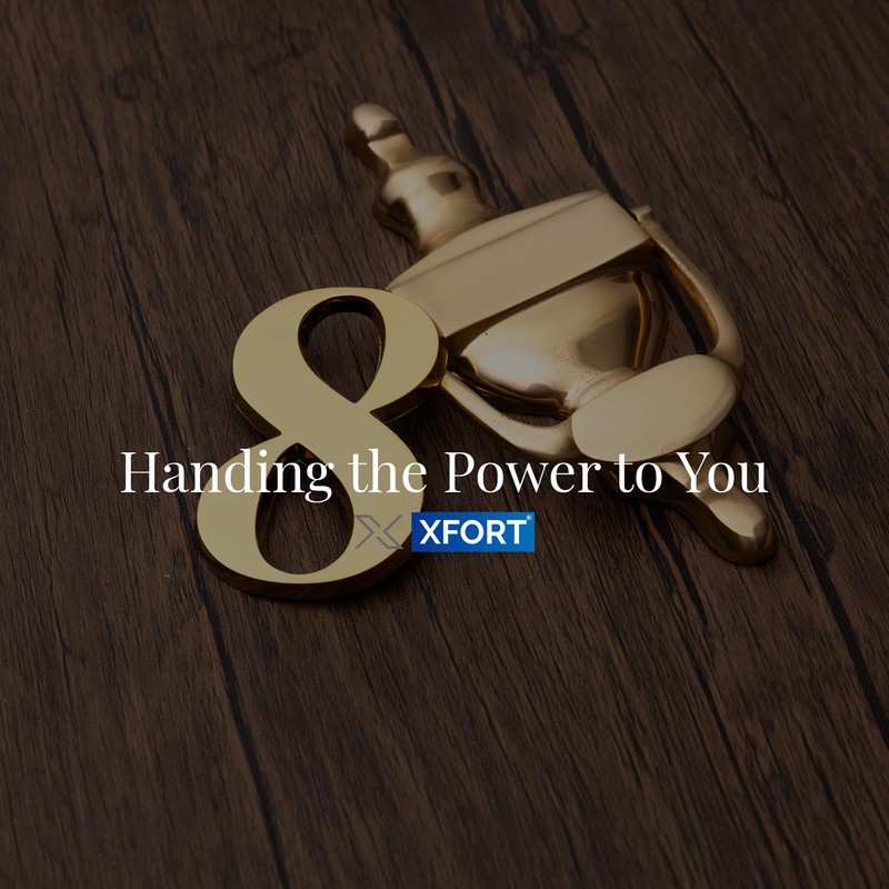 XFORT Polished Chrome Locking Door Chain, Front Door Security Chain