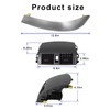 GXARTS Center Dash A/C Outlet Air Vent Panel And Strip