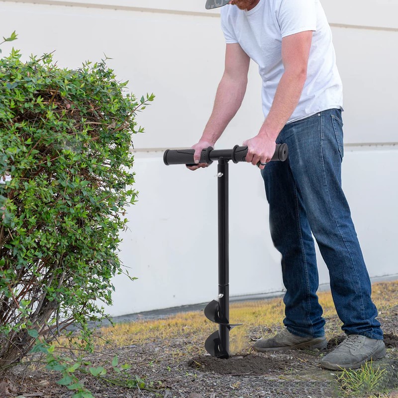 Hand Post Hole Digger, Garden Auger Drill Spiral Drill Planter
