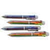 Maydahui 12PCS Multicolor Ballpoint Pen 6-in-1 Retractable Ball Point Pens