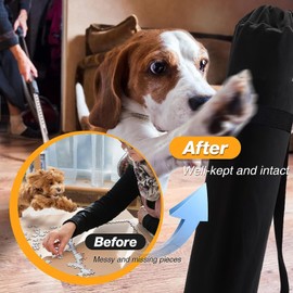 Taoluwin Jigsaw Puzzle Mat Roll Up - Portable Felt Save Mat for Puzzles Storage and Organize (26x46 inch, Up to 1500Pcs)