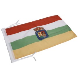 La Rioja Flag 18'' x 12'' cords - Spanish region of La Rioja SMALL flags 30 x 45cm - Banner 18x12 in - AZ FLAG