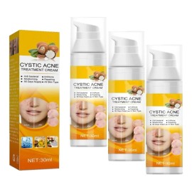 3×crema Para Tratar El Acné: Combate Acné Hormonal Quístico