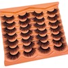 SISIYDY Fluffy Mink Lashes Wispy 3D Faux Mink False Eyelashes