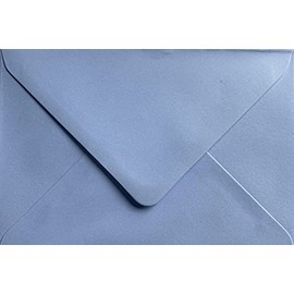 C5 Coloured Envelopes for A5 Greeting Cards Wedding Invitations & Crafts (162x229mm) Pack of 40 (Baby Blue)