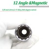 Ruibapa 14 mm Magnetic Spark Plug Socket 360 Degree Swivel