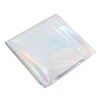 Vaguelly 3 pcs Iridescent Rectangle Tablecloths Rainbow Table Covers for